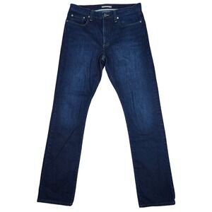 L.L. Bean Men's Jeans 33x34 Dark Wash Denim Standard Fit 5 Pocket